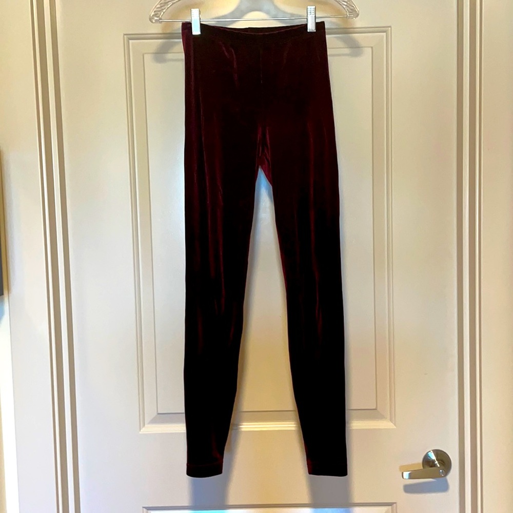 American Apparel Velvet Leggings - Size Small